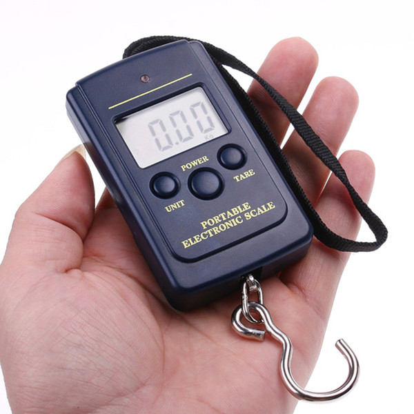 40kg Digital Handy Scales Luggage Fishing scale 1410oz Digital Scales LCD Display hanging luggage fishing weight scale