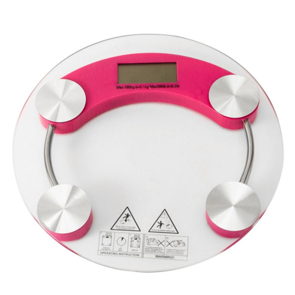 180kg Glass LCD Electronic Digital Body Weight Bathroom Weighing Scale