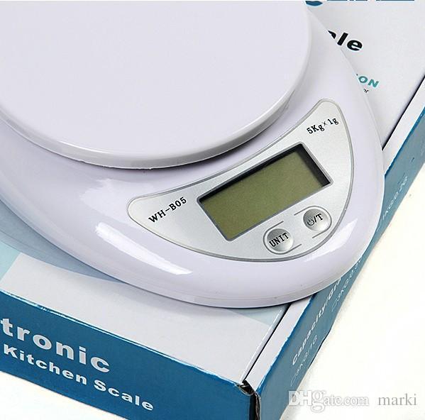 new Kitchen Scales Household scales 5000g 5kg-1g Digital Electronic Kitchen Weighing Scale Diet Food Balance #J103