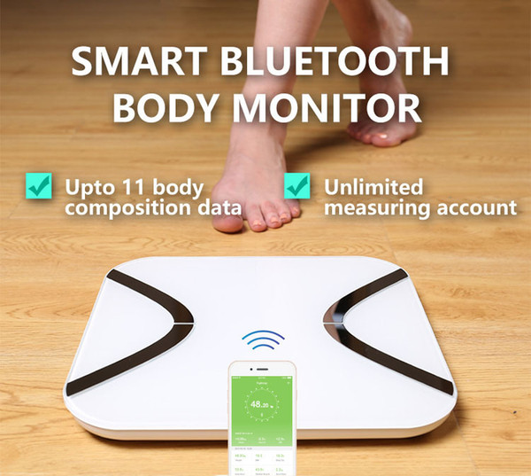 High precision Body Index Electronic Smart body fat Scales Bathroom Body Fat Digital Human Weight Scale Rechargeable be customized LOGO