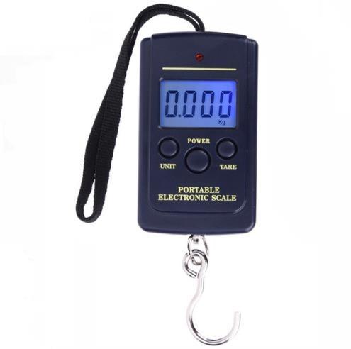 40kg x 10g Mini Digital Scale For Fishing Luggage Travel Weighting Steelyard Portable Electronic Hanging Hook Scale c770