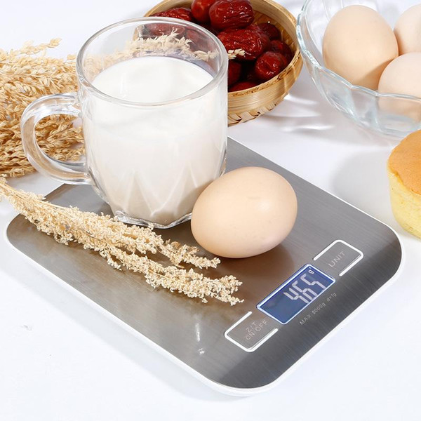 LED Electronic Digital kitchen Scales Multifunction Food Scale Stainless Steel LCD Precision Jewelry Scale Weight Balance Cuisine