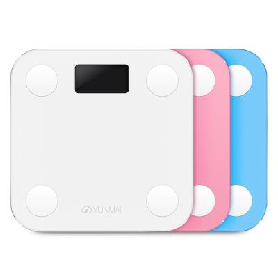 YUNMAI Mini Smart Body Fat Electronic LCD Digital Weight Scale with App Smart Weighing Scale Digital Body Fat BMI Scale Android and IOS