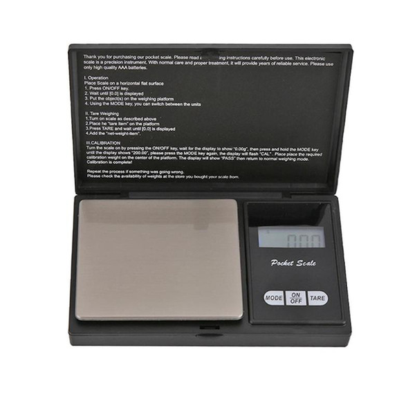 200g/0.01g 500g/0.1g 1000g/0.1g Digital Precision Scales for Gold Diamond Jewelry Scale, Pocket Balance Electronic LCD Household Scales