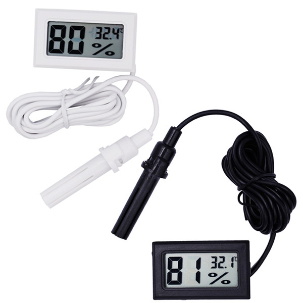 100pcs Digital LCD Indoor Convenient Temperature Sensor Humidity Meter Thermometer Hygrometer Gauge Big Discount