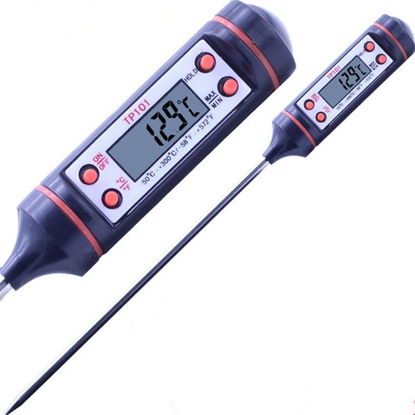 200pcs Food Grade Digital Cooking Food Probe Meat Kitchen BBQ Selectable Sensor Thermometer Portable Digital Cooking Thermometer