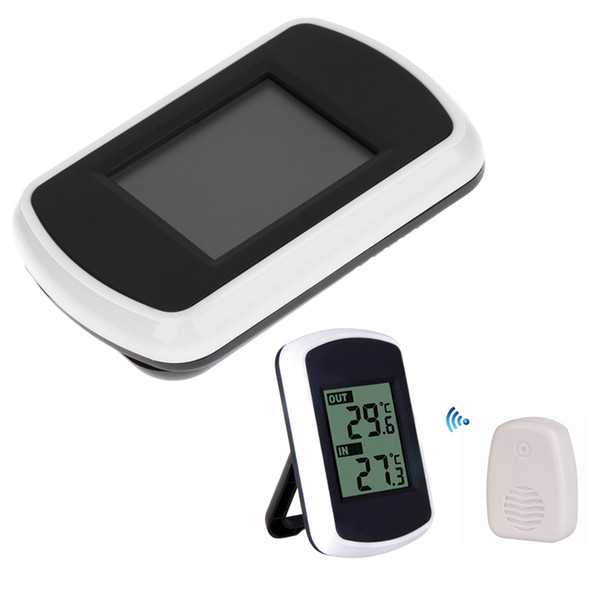 LCD Digital Wireless Thermometer with Indoor and Outdoor Electronic Temperature Sensor Ambient Weather Household Thermometer