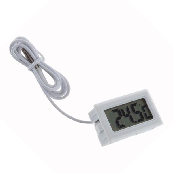 YS01 Mini Digital LCD Thermometer Temperature Sensor Fridge Freezer Thermometer Household -50~110C Controller High Accuracy White Black