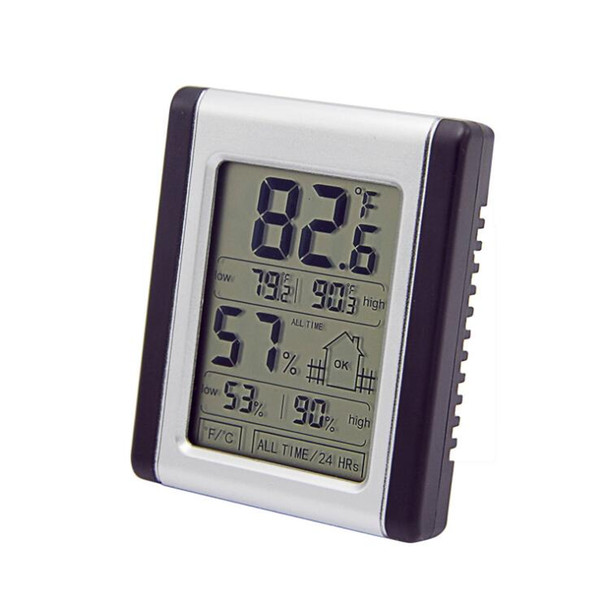 Newest Led Display Thermometer humidity Touch Screen For Bedroom Babyroom Wine Cellar Office Waerhouse Greenhouse Use