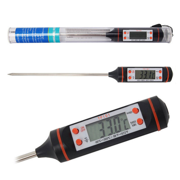 TP101 Pen Digital Temperature Meter Food Thermometer Mini Digital Cooking Thermometer Sensor Prober BBQ Free DHL XL-G129