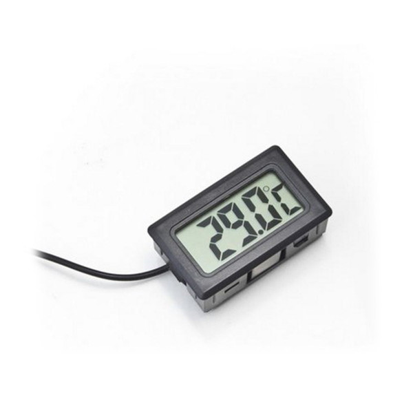 Refrigerator Thermometer Digital LCD Screen Fridge Freezer Aquarium FISH TANK Temperature -50~110C GT Black Color 2018