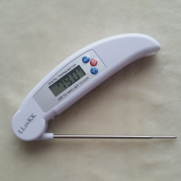 LLovKK Thermometer Folding temperatura Kitchen Cooking Food Meat Probe Digital Thermometer Electronic BBQ Gas Oven Cooking grill thermometer