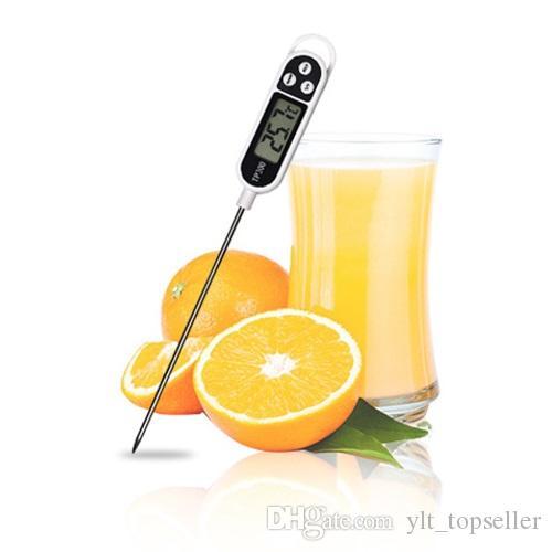 New arrival Digital Food Thermometer BBQ Cooking Meat Hot Water Measure Household Thermometers Probe Kitchen Thermograph Tool Hot Item TP300