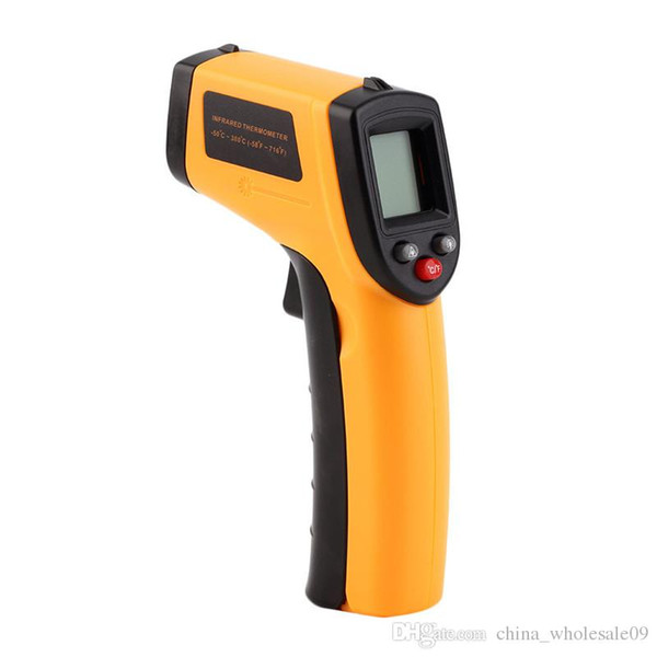 Non-Contact Laser LCD Display IR Infrared Digital Selection Surface Temperature Thermometer For Industry Home Use -50~380 Degree