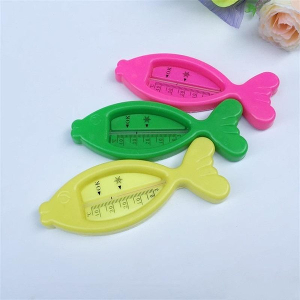 Cartoon Water Thermometer Cute Fish Shaped Glass Thermograph For Baby Bathroom Heat Resistant Thermometers Hot Sale 0 65xs BB