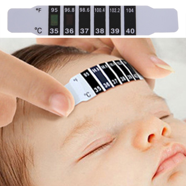 Forehead Head Strip Thermometer Fever Body Baby Child Kid Care Check Test Temperature Monitoring Safe Non-Toxic Household Thermometer new