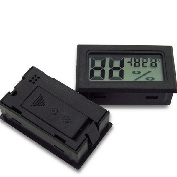 new black white FY-11 Mini Digital LCD Environment Thermometer Hygrometer Humidity Temperature Meter In room refrigerator icebox