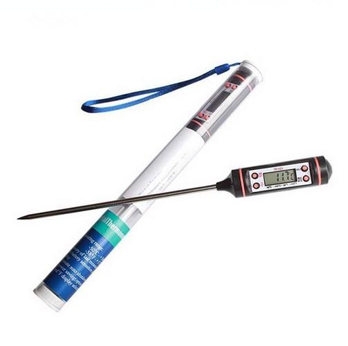 Wholesale -58°F ~ 572°F LCD Digital Cooking Food Probe Meat Household Thermometer Kitchen Milk BBQ Thermometer 4 Buttons by DHL