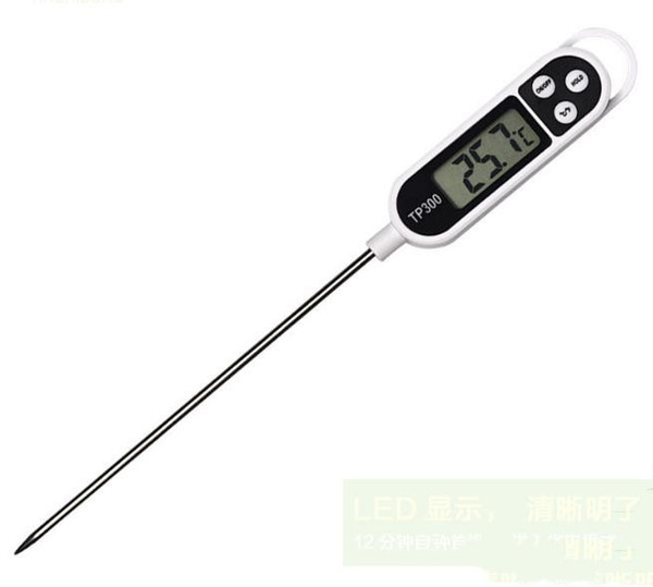 New arrival Digital Food Thermometer BBQ Cooking Meat Hot Water Measure Household Thermometers Probe Kitchen Thermograph Tool SN1900