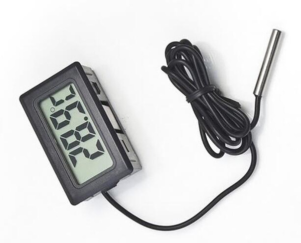 Digital LCD Thermometer For Aquarium Freezer H155 New Modeling simple, elegant, LCD panels inline connections