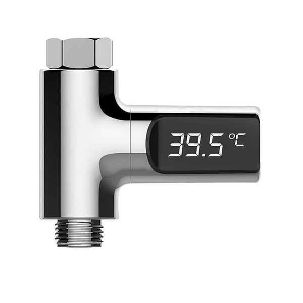 LED Shower Thermometer Battery Free Real-time Water Temperature Monitor For Home