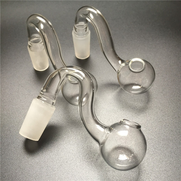 10mm 14mm 18mm male female clear thick pyrex glass oil burner water pipes for oil rigs glass bongs thick big bowls for smoking