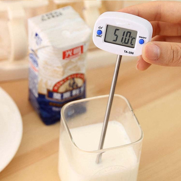 Hot Sale Instant Digital LCD Food BBQ Meat Chocolate Oven Cooking Probe Thermometer, 2016 Free Shipping