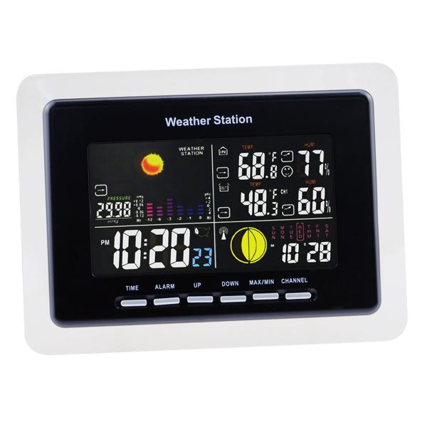 WS-104-EU_3S Wireless Weather Station DCF RCC + 3 Sensor with LED Backlight 220V Only