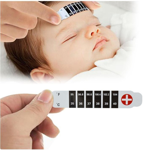 Digital Forehead Thermometer Sticker Kids Baby Children Care Safety Household Fever Tester Measurement LCD Sticker