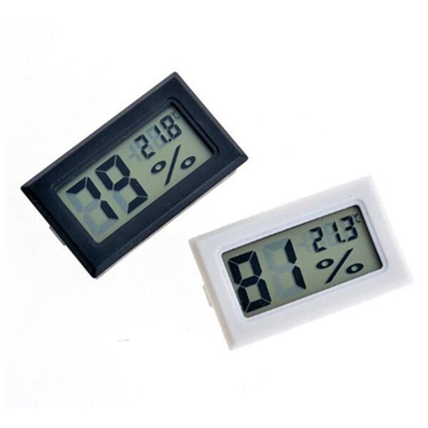 new black/white FY-11 Mini Digital LCD Environment Thermometer Hygrometer Humidity Temperature Meter In room refrigerator icebox LX6323