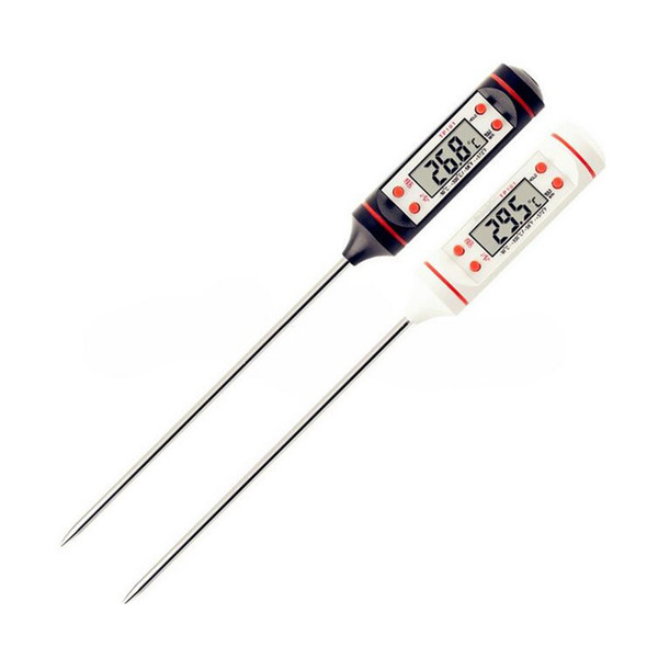 Meat Thermometer Kitchen Digital Cooking Food Thermometer Probe Digital BBQ Cooking Tools Stainless Steel Water Milk Thermometer No Battery