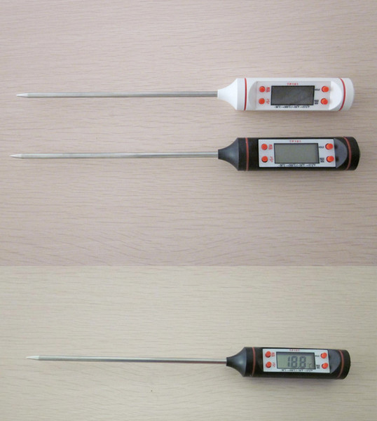 Electronic therCheap extended precision stainless steel probe type thermometer temperature thermometer household electronic thermometers oil