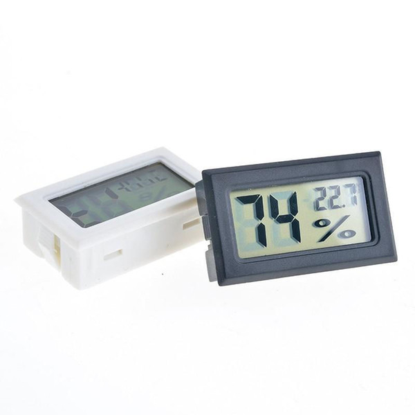 black/white FY-11 Mini Digital LCD Environment Thermometer Hygrometer Humidity Temperature Meter In room refrigerator icebox