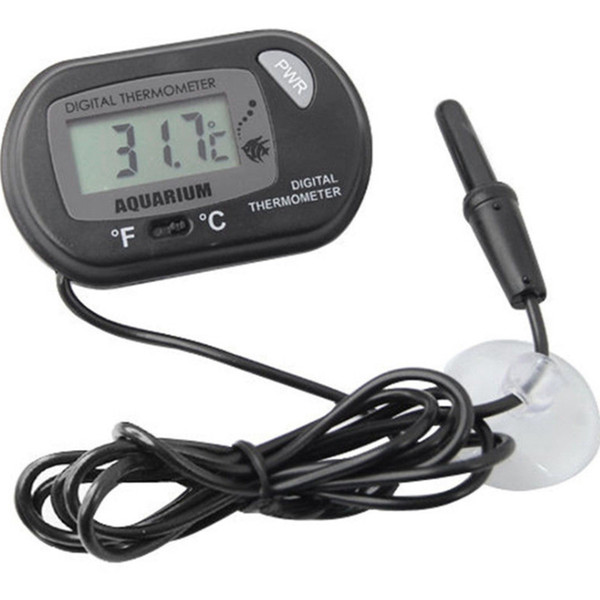 Fish Aquarium Thermometer Digital LCD Display Reptile Terrarium Temperature Thermometer Probe Meter fridge