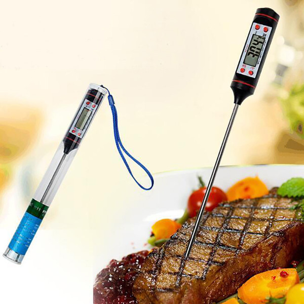 TP101 Pen Digital Temperature Meter Food Thermometer Mini Digital Cooking Thermometer Sensor Prober BBQ Free DHL TY7-05