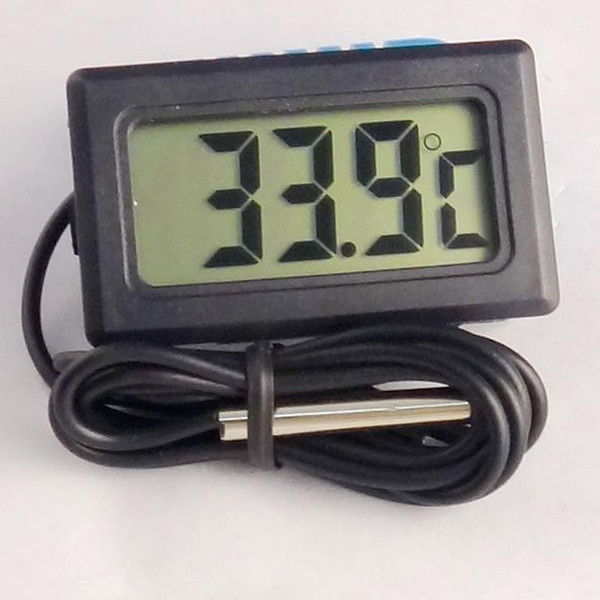 1pc LCD Display Car refrigerator aquarium fish tank embedded electronic digital thermometer # SZ01049