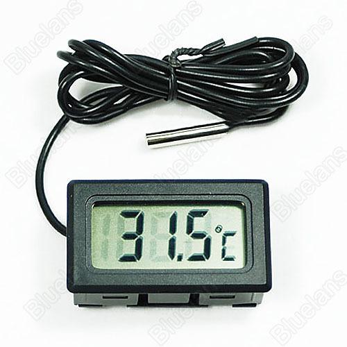 New Mini Aquarium LCD Display Digital Thermometer Fish Tank Water Household Refrigerstor Thermometers 09CB