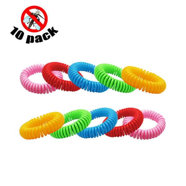Newest Mosquito Repellent Bracelet Coil Spiral hand Wrist Band telephone Ring Chain Anti-mosquito Factory Price