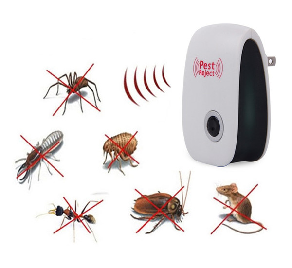 Enhanced Version Electronic Cat Ultrasonic Anti Mosquito Insect Repeller Rat Mouse Cockroach Pest Reject Repellent EU/US Plug