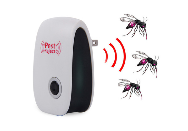 DHL Enhanced Version Electronic Cat Ultrasonic Anti Mosquito Insect Repeller Rat Mouse Cockroach Pest Reject Repellent EU/US Plug