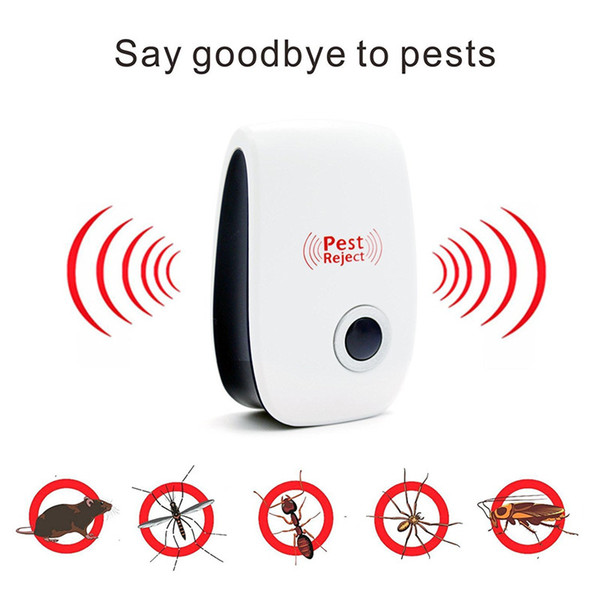 Ultrasonic Electronic Pest Mouse Cockroach Reject EU US Plug Anti-mosquito Insect R epellent Night Lights free DHL 2018