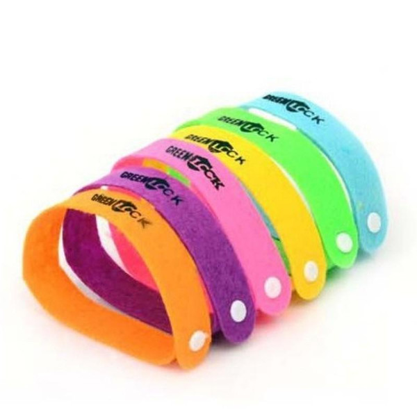 Insect Repellent Bracelet Sanded Fabric Adjustable Wrist Strap With Button Hole Design Wristband Multi Color New Arrive 0 15rt ii