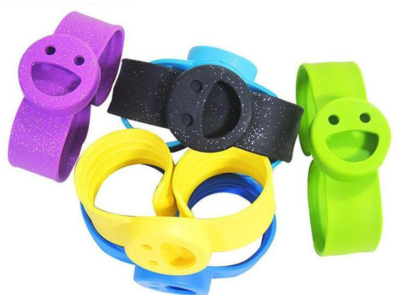 Baby Clap Circle Smile Face Silicone Mosquito Repeller Bracelet Children Outdoor Anti Mosquitos Wrist Strap 2 6sd C R