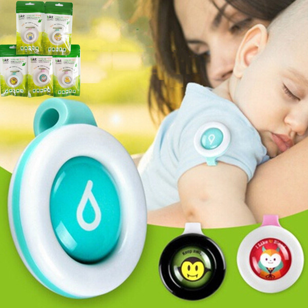 Baby Anti-mosquito Button Cute Cartoon Mosquito Repellent Clip Adults Kids Summer Non-toxic Mosquito Repellent Buckle Pest Control via DHL