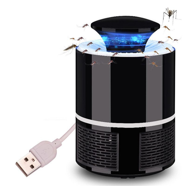 USB Electric Mosquito Killer Lamp LED Bug Zapper Light Pest Control Living Room Mute Mosquito Killer Insect Trap Bug Repeller Roaches Reject