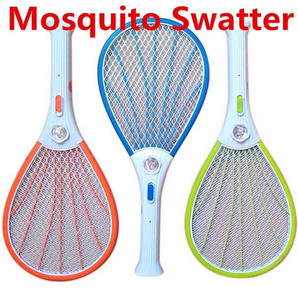 Mosquito Nets Swatter Bug Insect Electric Fly Zapper Killer Racket Rechargeable With LED Flashlight Household Sundries Pest Control