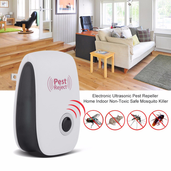 EU/US Plug Electronic Ultrasonic Pest Repeller Home Indoor Non-Toxic Safe Mosquito Killer Anti Mosquito Reject Repeller ZJ0207