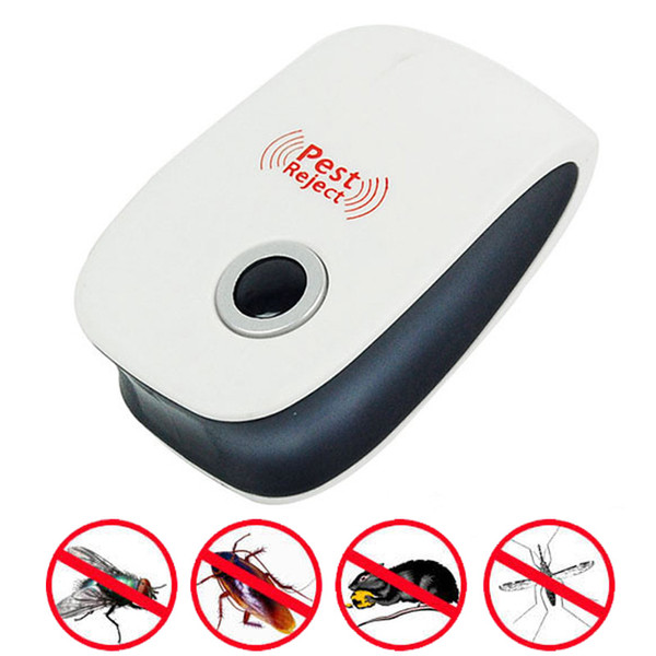 Ultrasonic Electronic Cockroach Repeller Mouse Pest Control Reject US/EU Plug E00271 CAD