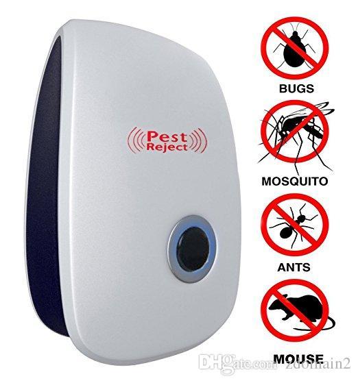 Electronic Ultrasonic Pest Repellent Pest Control Equipment for Repels Mosquito Bed Bugs Mice Flies Cockroaches Ants Spiders and Other Insec