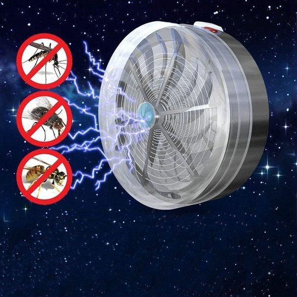 Summer Solar Powered Mosquito Killer Lamps Buzz UV Lamp Light Bedroom Fly Insect Bug Mosquito Kill Zapper Killer 50pcs